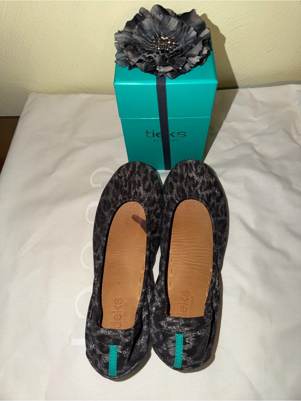 Tieks Black Leopard Black Friday Limited Edition